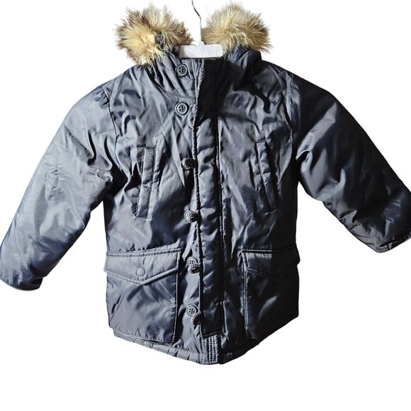 Baby Gap Toddler Boys ColdControl Max Coat With Hood & Storm Cuffs - Picture 1 of 6
